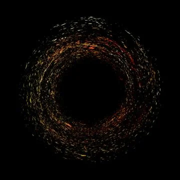 Grunge circle blots Stock Illustration