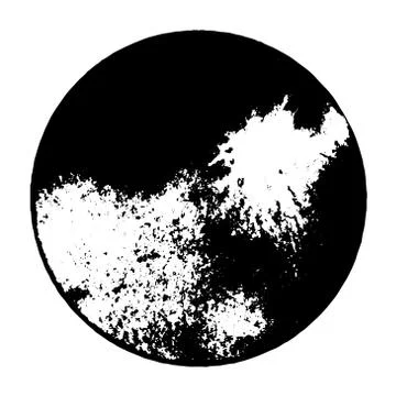 Grunge Circle Stamp Stock Illustration