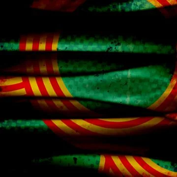 Grunge circles background Foto stock