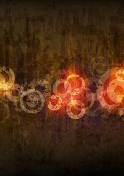 Grunge circles Stock Illustration