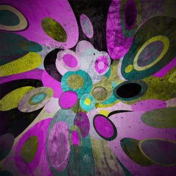 Grunge circles Stock Photos