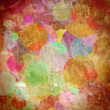 Grunge circles on the wall Stock Photos