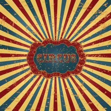 Grunge circus background Stock Illustration