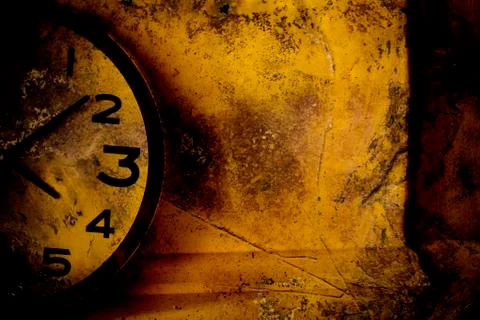 Grunge Clock Background Texture Stock Photos