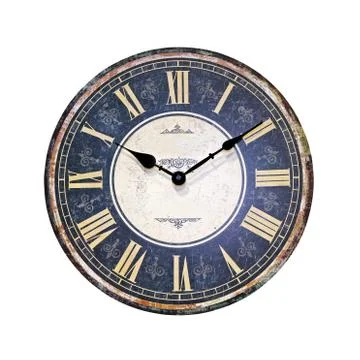 Grunge clock Stock Photos