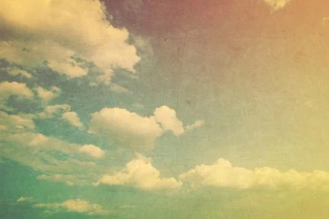 Grunge cloud vintage with texture effect. Stock Photos