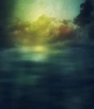 Grunge Clouds Texture Illustration