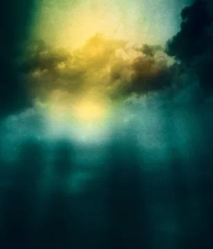 Grunge Clouds Texture Illustration