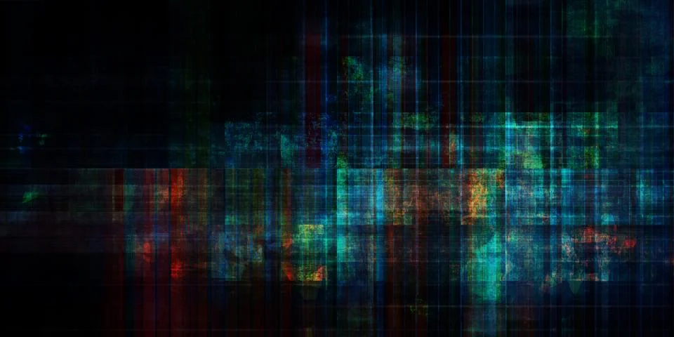 Grunge Code Background Pattern For Programming Projects イラスト素材