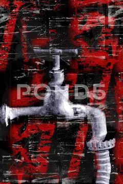 Grunge collage Stock Illustration