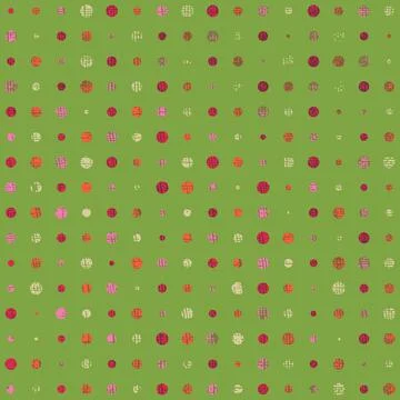 Grunge Color Dots Stock Illustration