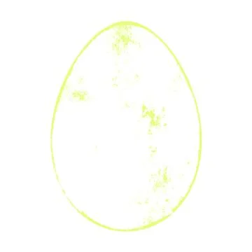 Grunge Color Egg Stock Illustration
