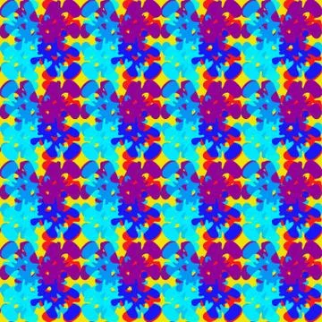 Grunge colored graffiti seamless pattern vector illustration Stock-Illustration