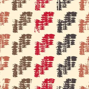 Grunge colored graffiti seamless pattern vector illustration Illustrazione stock