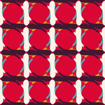 Grunge colored graffiti seamless pattern vector illustration Stock Illustration