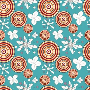 Grunge colored graffiti seamless pattern Illustrazione stock