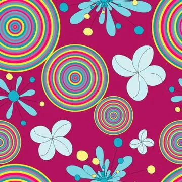 Grunge colored graffiti seamless pattern Stock Illustration