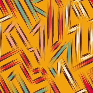 Grunge colored graffiti seamless pattern Stock-Illustration