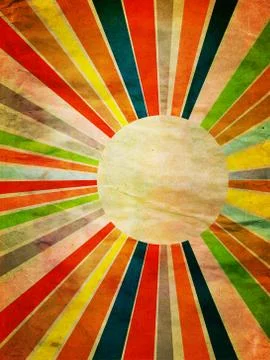 Grunge Colorful Rays Background イラスト素材