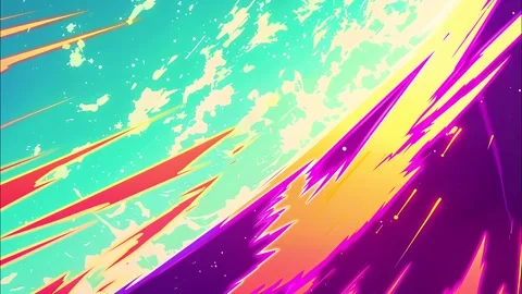 Grunge Comic Motion Hand-Drawn Anime Dynamic Background Stock Footage 315211975