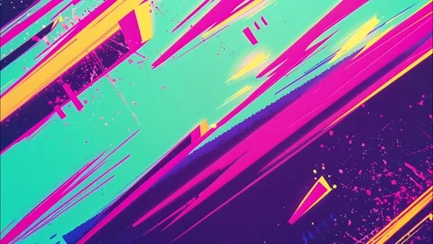 Grunge Comic Motion Hand-Drawn Anime Dynamic Background Stock Footage 315212040