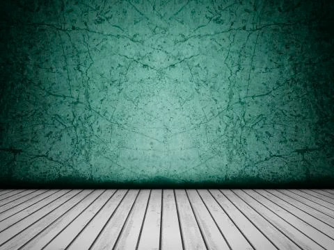 Grunge Concrete Emerald Background Stock Illustration