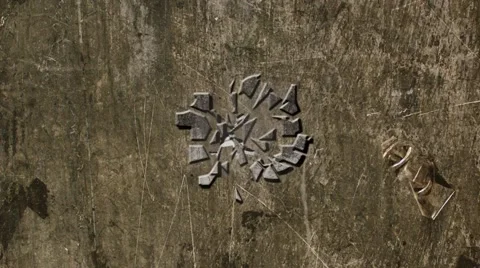 Grunge Countdown Stock Footage 48643886