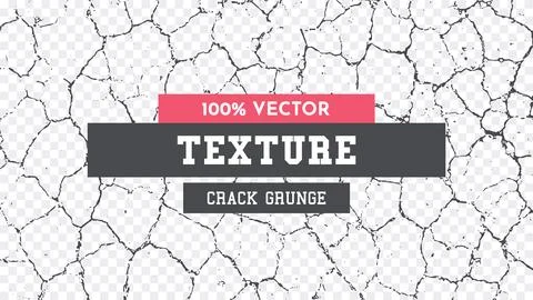 Grunge Crack Texture. Dirty Background. Adding Vintage Style and Wear to Stock Illustration