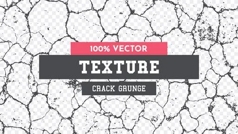 Grunge Crack Texture. Dirty Background. Adding Vintage Style and Wear to Stock Illustration