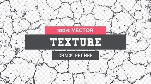 Grunge Crack Texture. Dirty Background. Adding Vintage Style and Wear to Stock Illustration