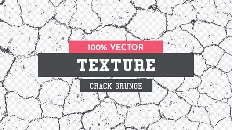 Grunge Crack Texture. Dirty Background. Adding Vintage Style and Wear to Stock Illustration