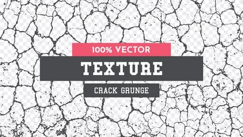 Grunge Crack Texture. Dirty Background. Adding Vintage Style and Wear to Stock Illustration