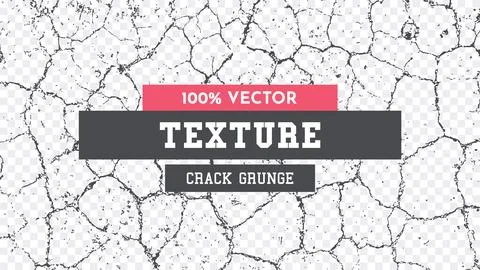 Grunge Crack Texture. Dirty Background. Adding Vintage Style and Wear to Stock Illustration