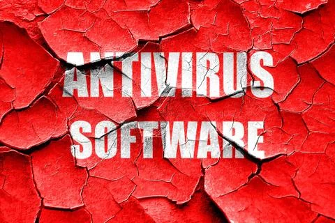 Grunge cracked Malware computer background 스톡 일러스트