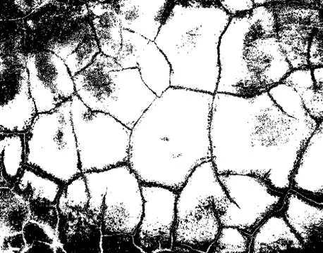Grunge cracks Stock-Illustration