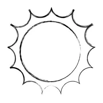 Grunge cute light sun ray weather Stock Illustration