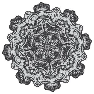 Grunge Decorative Mandala イラスト素材