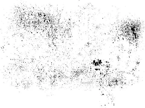 Grunge design elements with grain noise particles and rusted white halftone s Stock Illustration