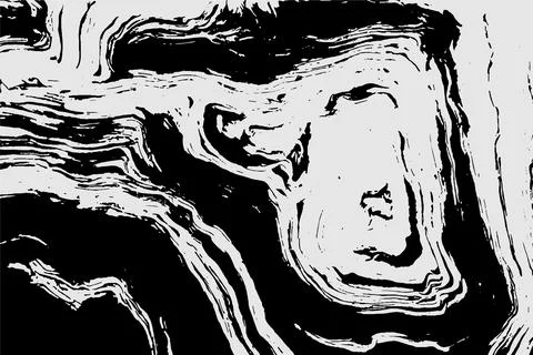 Grunge detailed intertwined texture, threads, lines, wire, veins, monochrome. Stock Illustration