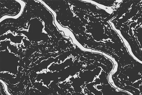 Grunge detailed intertwined texture, threads, lines, wire, veins, monochrome. Stock Illustration