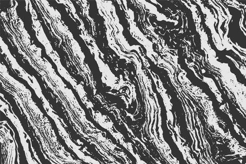 Grunge detailed intertwined texture, threads, lines, wire, veins, monochrome. Stock Illustration
