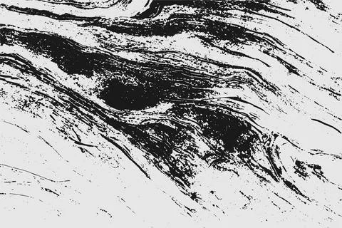 Grunge detailed intertwined texture, threads, lines, wire, veins, monochrome. Stock Illustration
