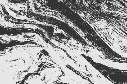 Grunge detailed intertwined texture, threads, lines, wire, veins, monochrome. Stock Illustration