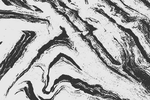 Grunge detailed intertwined texture, threads, lines, wire, veins, monochrome. Stock Illustration