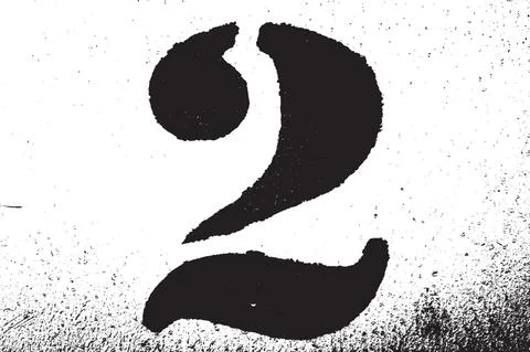 Grunge Digit Texture Stock Illustration