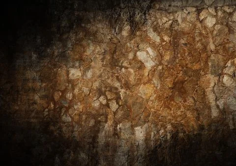 Grunge dirty rock wall texture background Stock Illustration