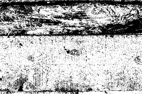 Grunge Distressed Wood Texture Stock Illustration