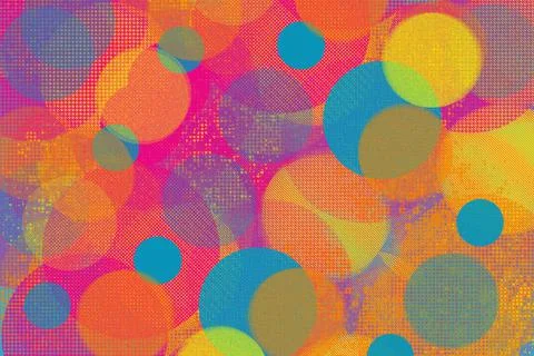 Grunge Dots Stock Illustration