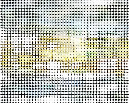 Grunge dotted abstract background Stock Illustration