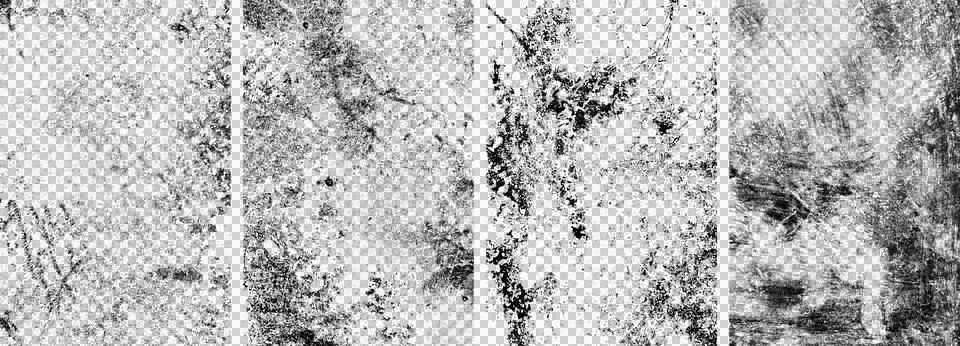 Grunge Dust Texture Overlay Bundle with Organic Wear and Subtle Scratch Marks Illustrazione stock